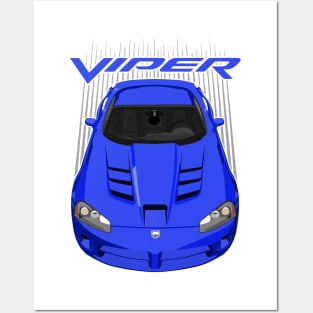 Viper SRT10-blue Posters and Art